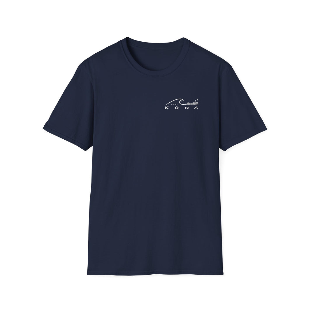 KONA Unisex Softstyle T-Shirt FRONT & BACK