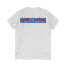 Load image into Gallery viewer, KC 2026 OCEAN BEACH SURF DESIGN Ocean Beach Kelly's Cove V-Neck Tee — Surf Graphic San Francisco T-Shirt

