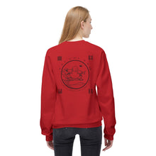 Load image into Gallery viewer, TAI CHI TAO Unisex Midweight Softstyle Fleece Crewneck Sweatshirt FRONT &amp; BACK
