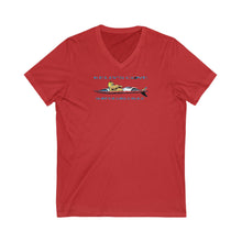 Load image into Gallery viewer, KC 2007 SURFER GIRLS RULE Unisex Jersey Short Sleeve V-Neck Tee
