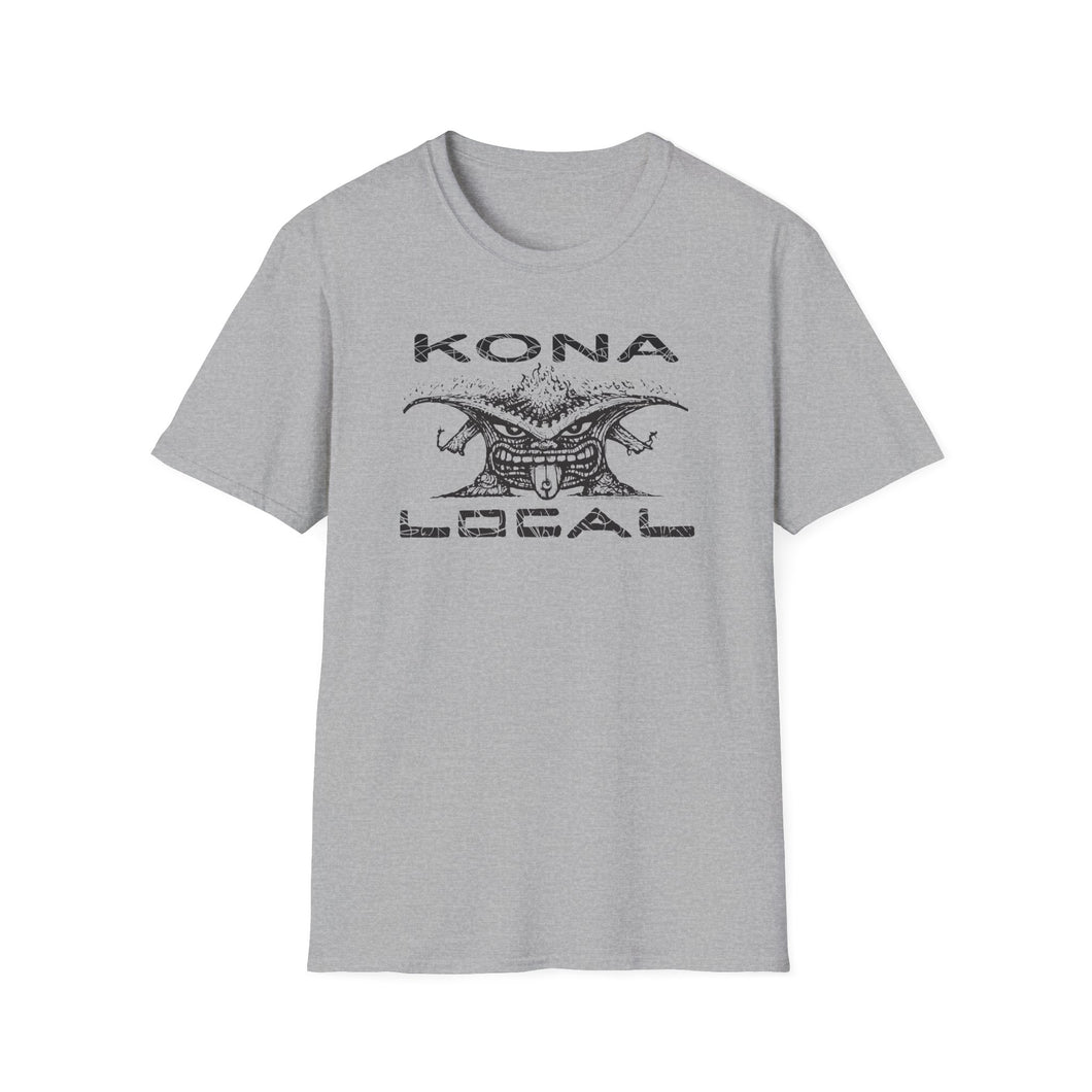 KONA LOCAL BLK Unisex Softstyle T-Shirt FRONT ONLY