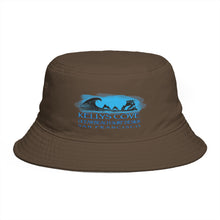 Load image into Gallery viewer, KC 2026 OCEAN BEACH SURF DESIGN Kelly's Cove Bucket Hat — Vintage Coastal Surf Logo
