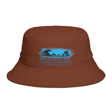 Load image into Gallery viewer, KC 2026 OCEAN BEACH SURF DESIGN Kelly's Cove Bucket Hat — Vintage Coastal Surf Logo
