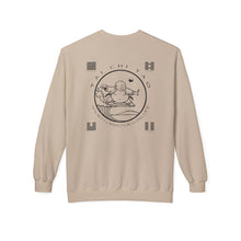 Load image into Gallery viewer, TAI CHI TAO Unisex Midweight Softstyle Fleece Crewneck Sweatshirt FRONT &amp; BACK
