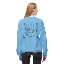 Load image into Gallery viewer, TAI CHI TAO Unisex Midweight Softstyle Fleece Crewneck Sweatshirt FRONT &amp; BACK
