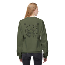 Load image into Gallery viewer, TAI CHI TAO Unisex Midweight Softstyle Fleece Crewneck Sweatshirt FRONT &amp; BACK
