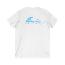 Load image into Gallery viewer, KC 2007 SURFER GIRLS RULE Unisex Jersey Short Sleeve V-Neck Tee
