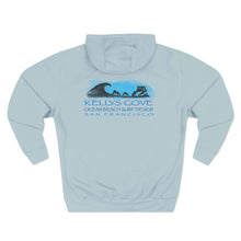 Load image into Gallery viewer, Ocean Beach Surf Hoodie — Kelly's Cove Vintage Surf Design
