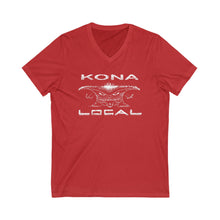 Load image into Gallery viewer, KONA LOCAL 2 Unisex Jersey Short Sleeve V-NECK Tee
