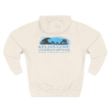 Load image into Gallery viewer, Ocean Beach Surf Hoodie — Kelly's Cove Vintage Surf Design
