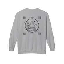 Load image into Gallery viewer, TAI CHI TAO Unisex Midweight Softstyle Fleece Crewneck Sweatshirt FRONT &amp; BACK
