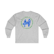 Load image into Gallery viewer, g1.2021 Kellys Cove Bill Hickey Cotton Long Sleeve Tee. Design on front and back.
