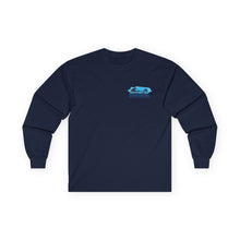 Load image into Gallery viewer, KC 2026 OCEAN BEACH SURF DESIGN Long Sleeve Tee — KC LOGO FRONT, OBSD ON BACK.
