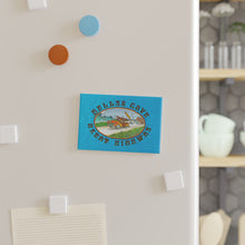 Load image into Gallery viewer, KC 2025 GREAT HIGHWAY Kellys Cove Retro Magnet in Blue.
