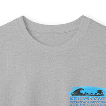 Load image into Gallery viewer, KC 2026 OCEAN BEACH SURF DESIGN Long Sleeve Tee — KC LOGO FRONT, OBSD ON BACK.
