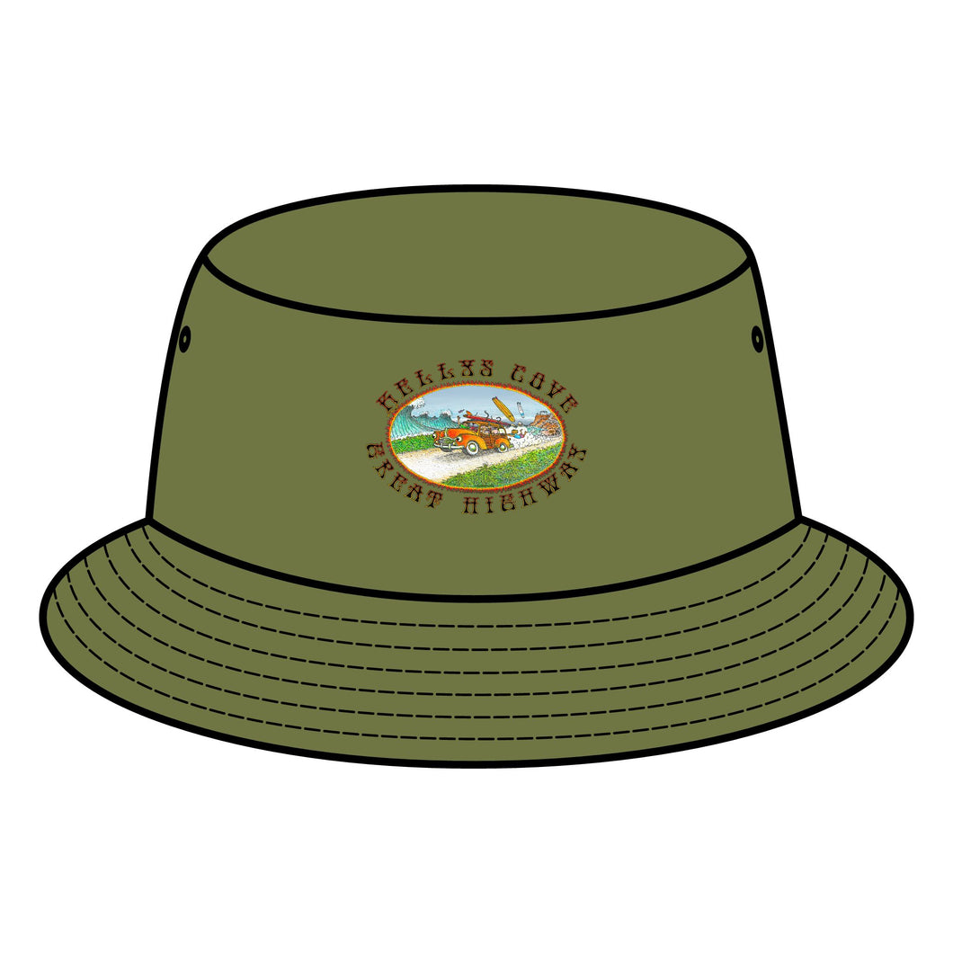 KC 2025 GREAT HIGHWAY Bucket Hat | One size only - check your head circumference. Outdoor Style