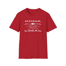 Load image into Gallery viewer, KONA LOCAL WHTE Unisex Softstyle T-Shirt FRONT ONLY
